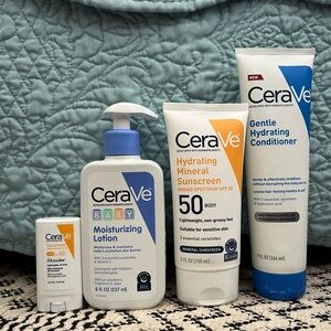 CeraVe bundle. Includes the 4 items listed on the first picture.
